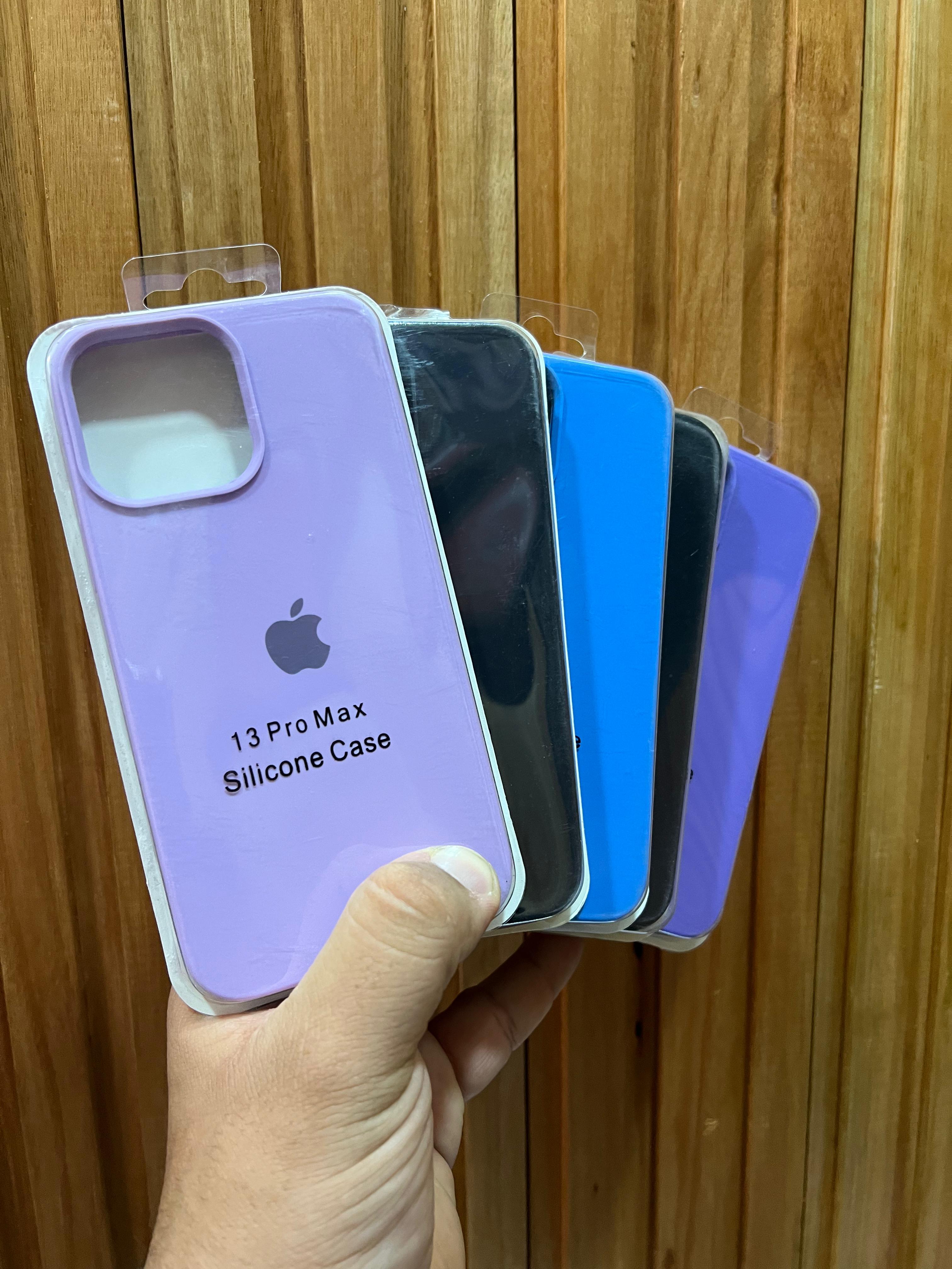 Funda Silicona iPhone 13 Pro Max Múltiples colores disponibles - TechZone Store