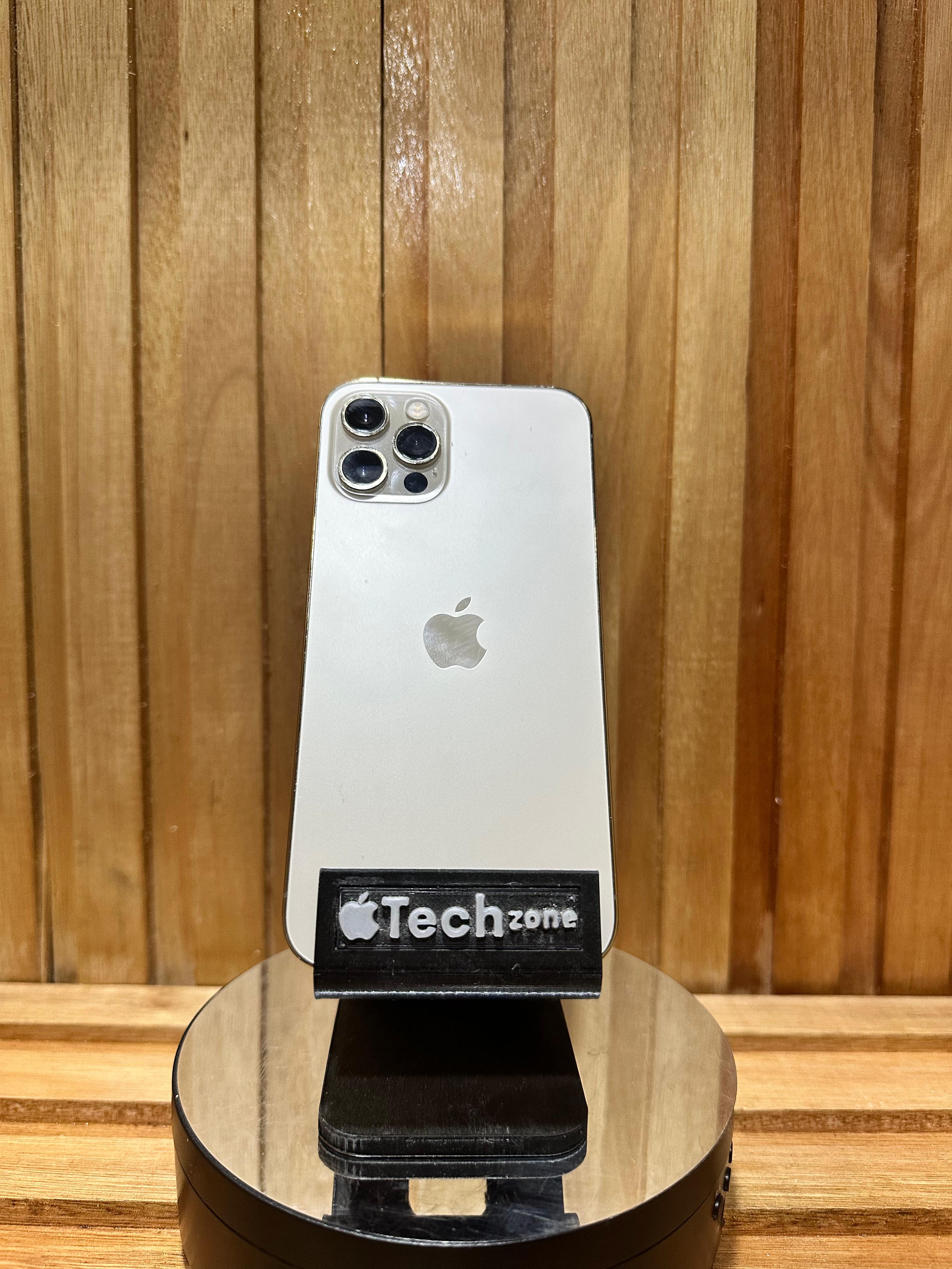 iPhone 12 Pro Silver 🔋100% 256 GB/128 GB - TechZone Store