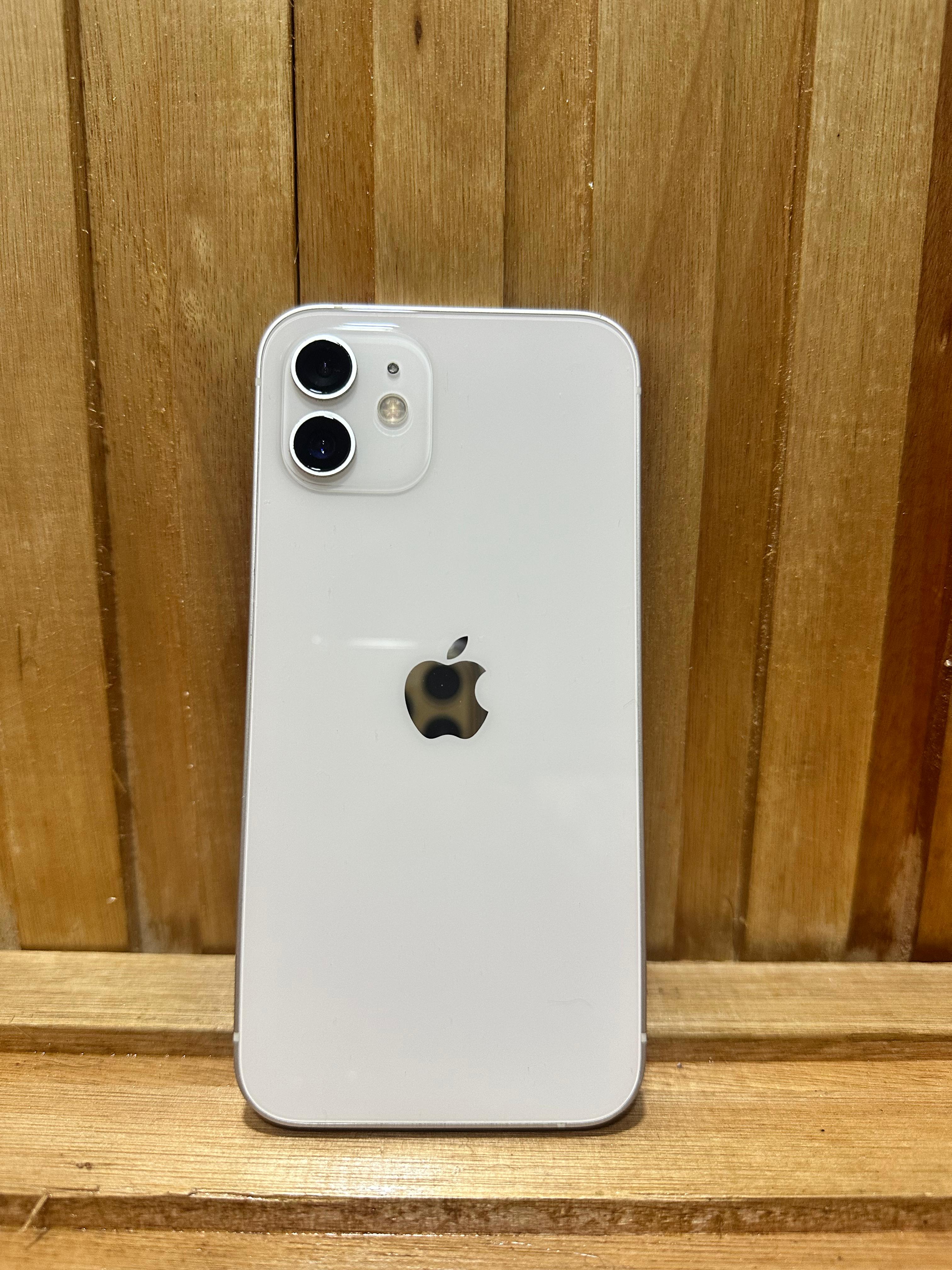 iPhone 12 White 🔋100% 256 GB/128 GB - TechZone Store