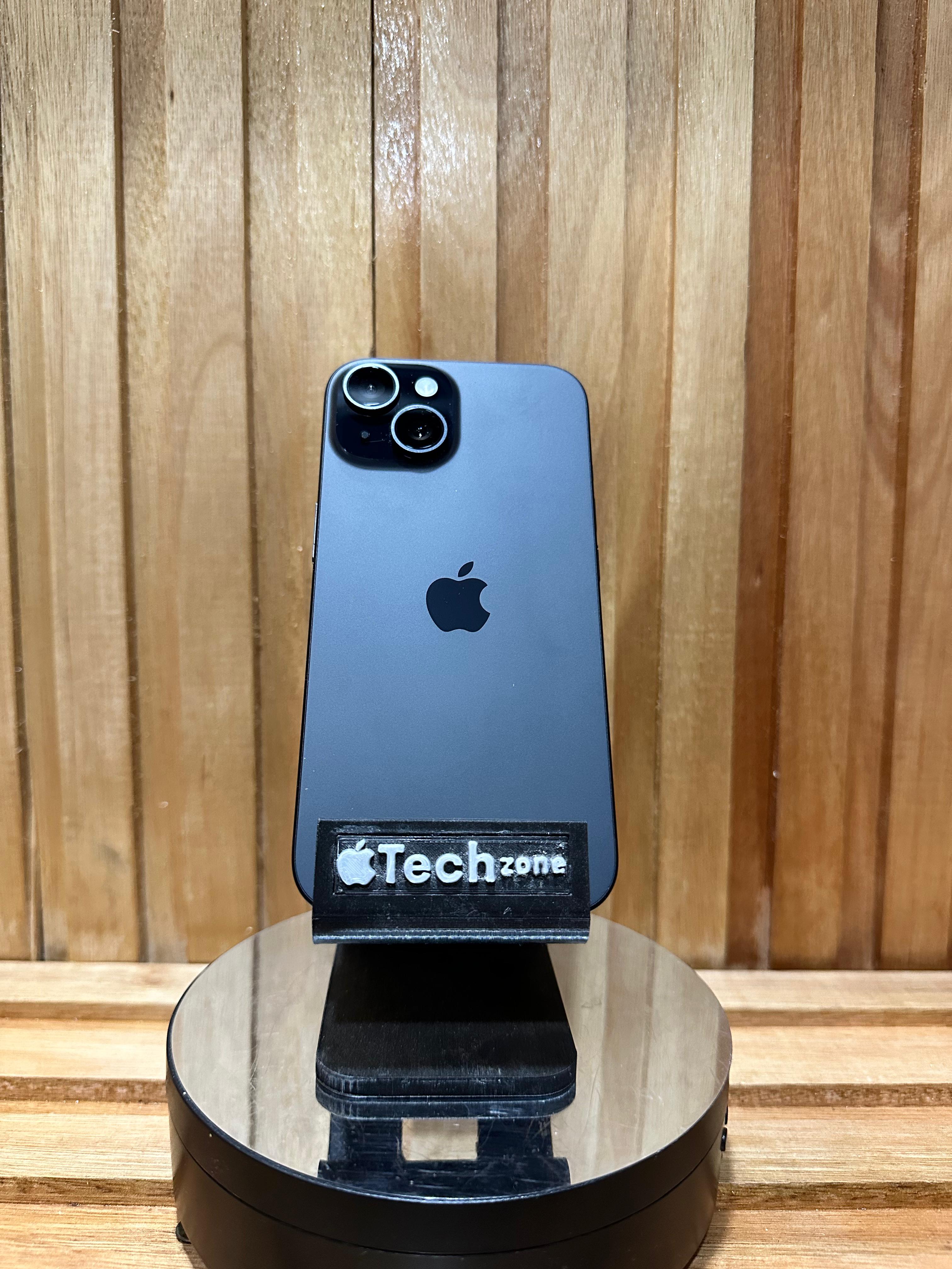 iPhone 15 Black 🔋100% 256 GB/128 GB - TechZone Store